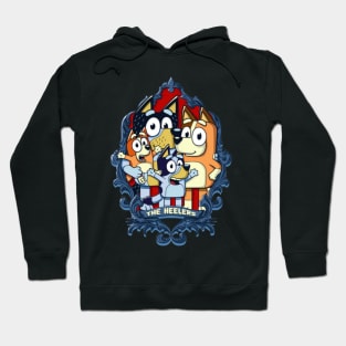 bluey happy fams Hoodie